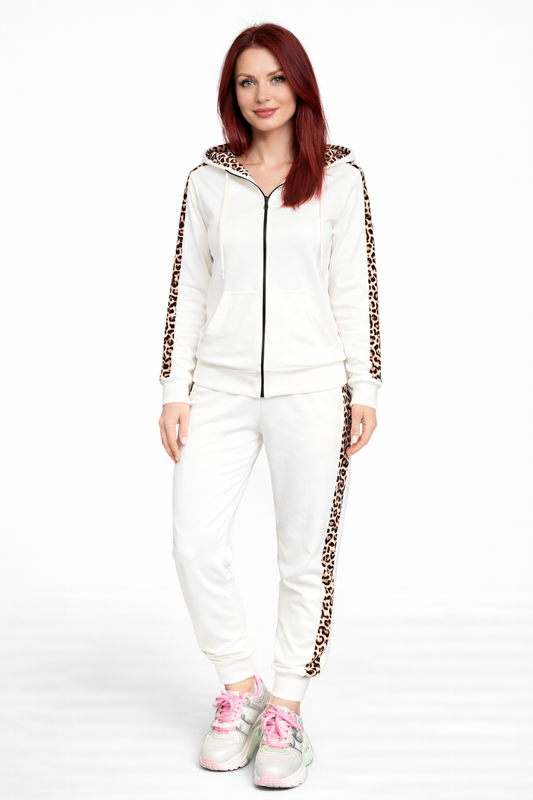 Trening Leopard pentru Femei 2026 Alb