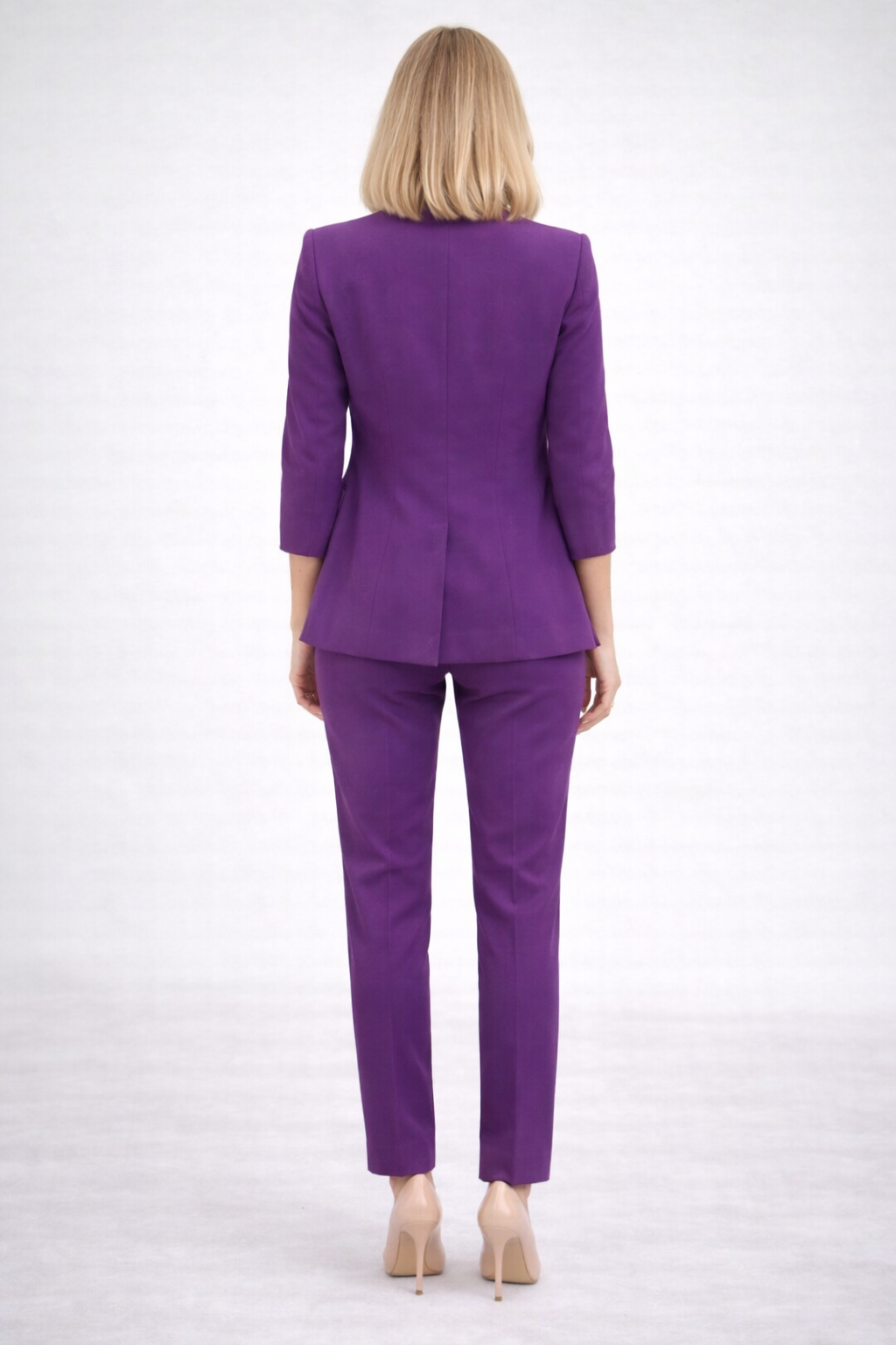 Costum Flora 3 Piese: Bluza, Sacou si Pantaloni